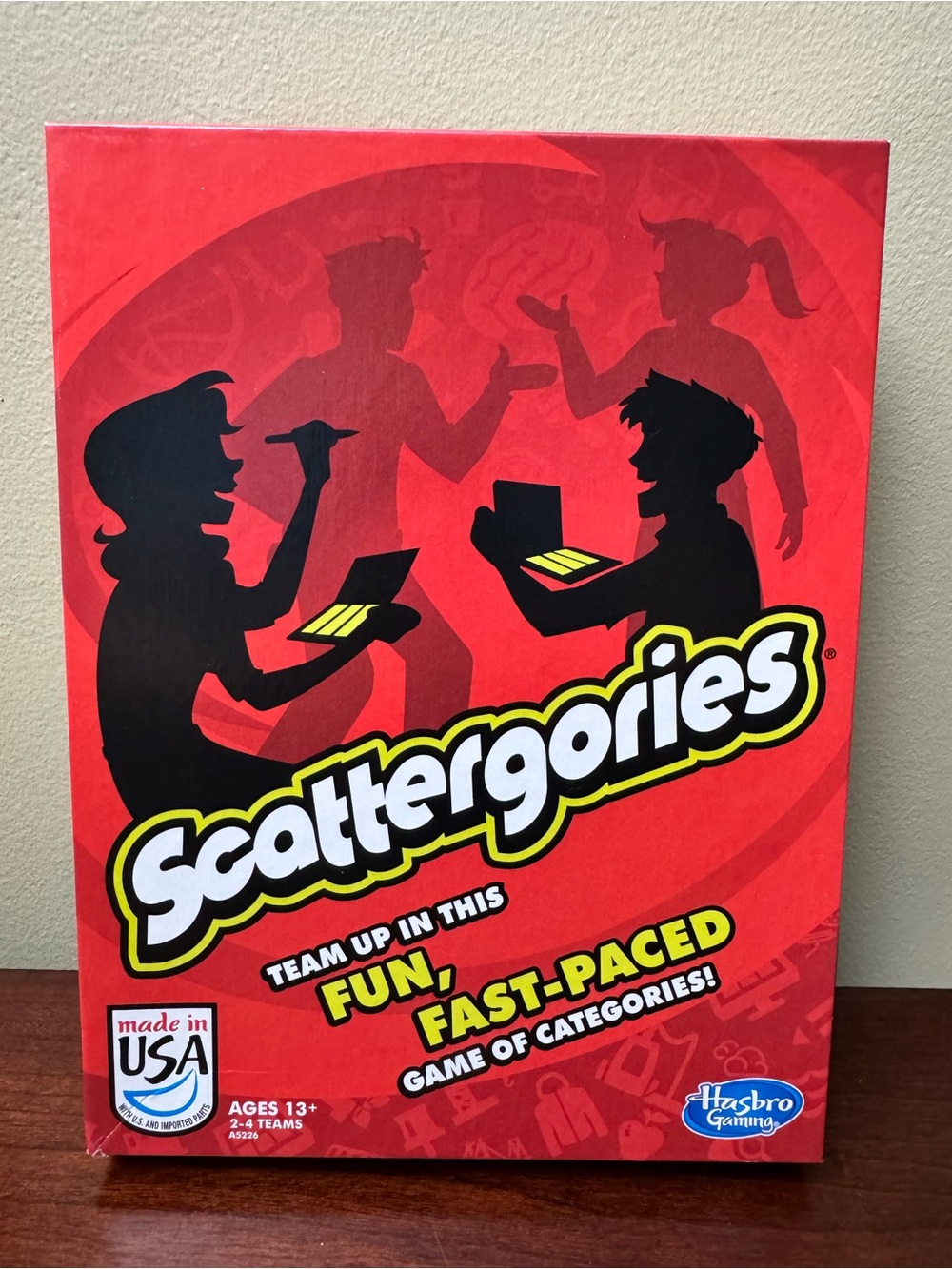 Hasbro Scattergories Board Game A5226 New Open Box Sealed Inside Complete